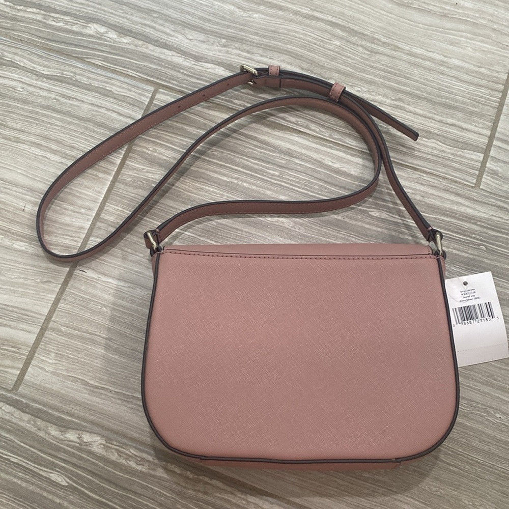 Kate Spade Laurel Way Large Carsen crossbody bag & Bitsy wallet Dusty Peony NWT - Picture 6 of 14
